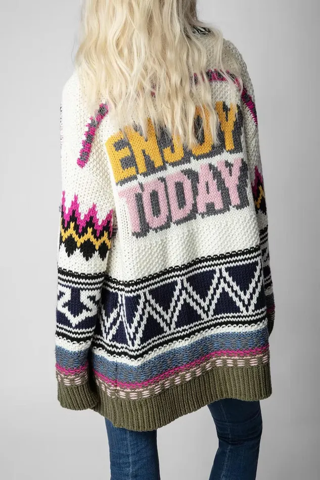 Zadig and Voltaire Sweaters and Knitwear ELLA SHOW CARDIGAN MULTI 8211 Women Zadig and Voltaire Sweaters and Knitwear ELLA SHOW CARDIGAN MULTI 8211 Women