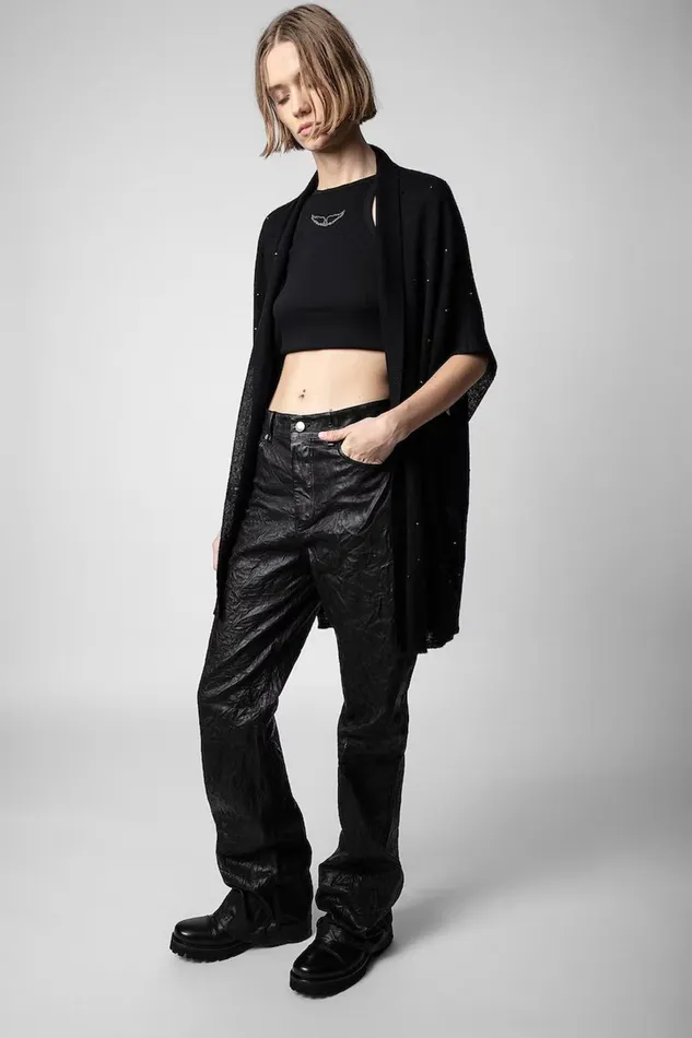 Zadig and Voltaire Sweaters and Knitwear INDIAN CP AO DOTS BLACK 8211 Women Zadig and Voltaire Sweaters and Knitwear INDIAN CP AO DOTS BLACK 8211 Women