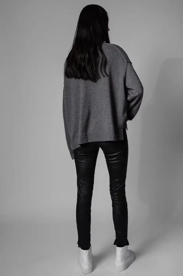 Zadig and Voltaire Sweaters and Knitwear MARKUS RC SWEAT G GREY 8211 Women Zadig and Voltaire Sweaters and Knitwear MARKUS RC SWEAT G GREY 8211 Women