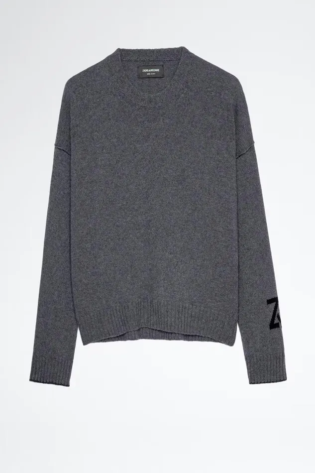 Zadig and Voltaire Sweaters and Knitwear MARKUS RC SWEAT G GREY 8211 Women Zadig and Voltaire Sweaters and Knitwear MARKUS RC SWEAT G GREY 8211 Women