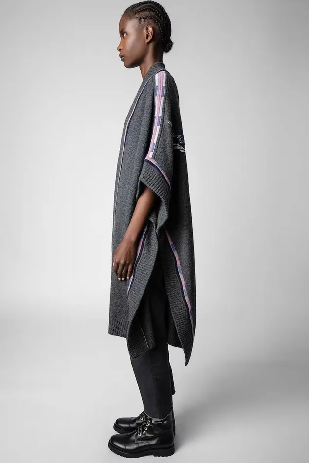 Zadig and Voltaire Sweaters and Knitwear OTTAWA CARDIGAN GREY MIX 8211 Women Zadig and Voltaire Sweaters and Knitwear OTTAWA CARDIGAN GREY MIX 8211 Women