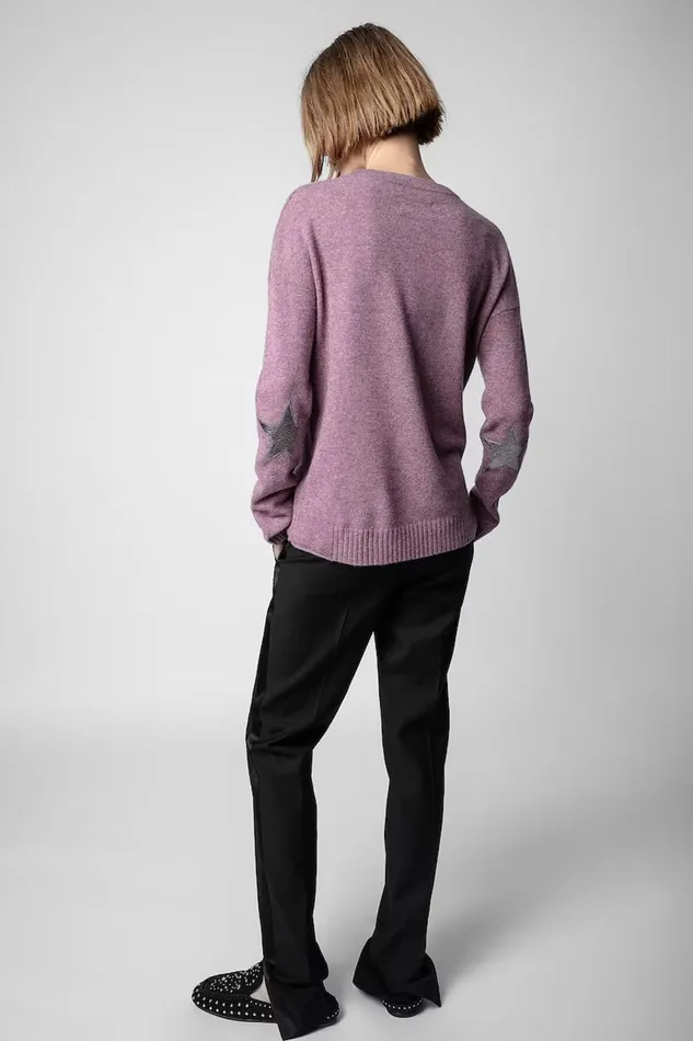 Zadig and Voltaire Sweaters and Knitwear VIVI WS PATCH L LILAC 8211 Women Zadig and Voltaire Sweaters and Knitwear VIVI WS PATCH L LILAC 8211 Women