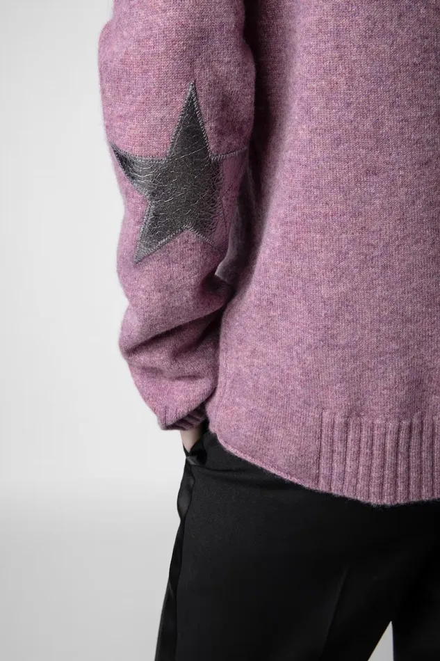 Zadig and Voltaire Sweaters and Knitwear VIVI WS PATCH L LILAC 8211 Women Zadig and Voltaire Sweaters and Knitwear VIVI WS PATCH L LILAC 8211 Women