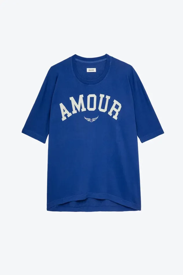 Zadig and Voltaire TShirts PORTLAND AMOUR B BLUEBERRY 8211 Women Zadig and Voltaire TShirts PORTLAND AMOUR B BLUEBERRY 8211 Women