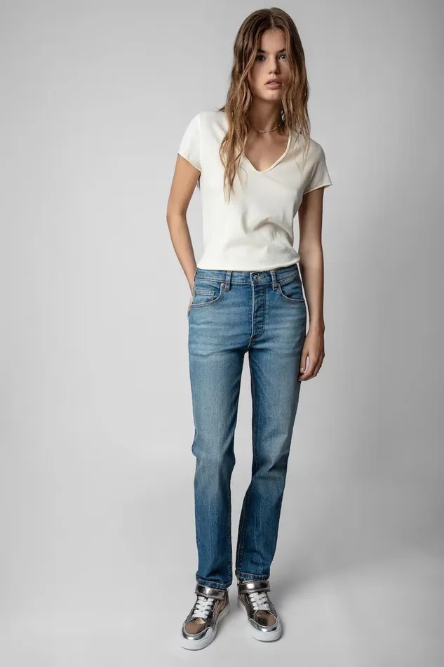 Zadig and Voltaire TShirts STORY ZV WINGS TSHIRT SUGAR 8211 Women